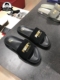 Tháng Tư PUMA Hummer Leadcat Da lộn tiêu chuẩn vàng thể thao nam xu hướng giản dị dép 365758-02-01 dép yeezy Dép thể thao