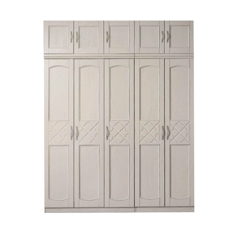 Tủ quần áo gỗ trắng tinh khiết tủ quần áo lớn tối giản hiện đại 2 cửa 3 cửa 4 cửa 5 cửa Fraxinus mandshurica nội thất phòng ngủ cửa trượt - Buồng