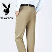 Quần Playboy nam rộng không co giãn thẳng quần phù hợp với quần dài mùa xuân và mùa hè mới kinh doanh quần nam
