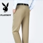 Quần Playboy nam rộng không co giãn thẳng quần phù hợp với quần dài mùa xuân và mùa hè mới kinh doanh quần nam quan tay nam