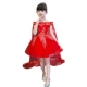 Trẻ em ăn mặc cô gái sinh nhật váy dạ hội hoa cô gái trailing công chúa váy mô hình catwalk trang phục piano