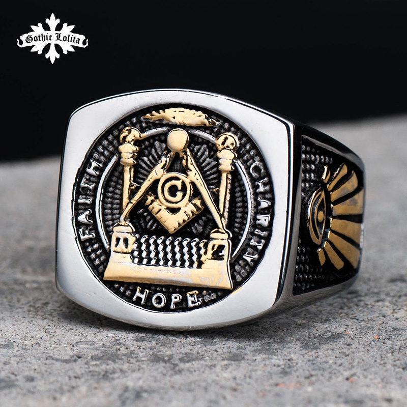 Bague homme GOTHICLOLITA en Acier au titane - Ref 3086994 Image 3