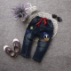 Bé trai mặc quần jean nhung dày cho bé mùa đông cộng với quần cotton trẻ em quần ấm 1-2-3-4-5 tuổi quần bò cho bé Quần jean