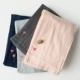 Trong tai mùa xuân và mùa thu các mẫu đồ ngủ cotton hai lớp gạc nam và nữ dịch vụ tại nhà theo phong cách Nhật Bản cotton dài tay phù hợp với cardigan