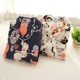 Bộ đồ ngủ nữ Cotton mùa xuân và mùa thu Áo len Hàn Quốc Tươi ngọt Phim hoạt hình dài tay Quần mặc Bộ đồ cotton tại nhà bộ ba lỗ đẹp mùa hè Bên ngoài ăn mặc