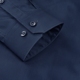 Mùa thứ năm lụa cotton áo sơ mi nam dài tay màu xanh hải quân cotton màu rắn Quần áo mỏng kinh doanh quần áo quần áo nam áo sọc caro Áo