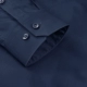 Mùa thứ năm lụa cotton áo sơ mi nam dài tay màu xanh hải quân cotton màu rắn Quần áo mỏng kinh doanh quần áo quần áo nam áo sơ mi lụa cao cấp nam Áo