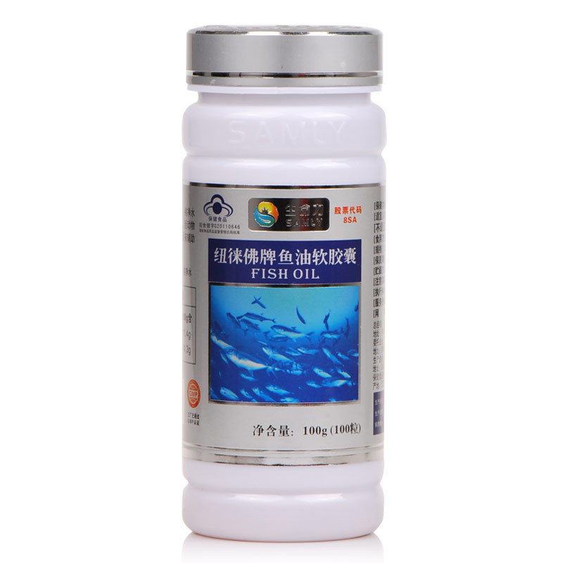 纽徕佛牌鱼油软胶囊 1000mg/粒*100粒