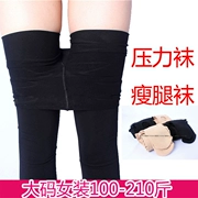 Mùa xuân và mùa thu mô hình chị béo kích thước lớn 200 cân chị em giàu quần áp lực vớ chất béo mm1200D vớ áp lực mạnh mẽ