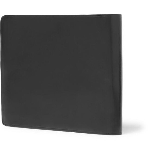 IL BUSSETTO Buffed Leather Folding Wallet