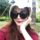 Kính râm nữ 2018 mới lưới sao đỏ mặt tròn to khuôn mặt gầy gò cá tính retro đơn giản kính râm dạo phố