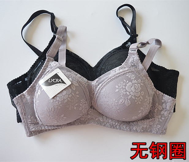  Foreign Trade Export Wireless Bra, Thin Style, a Cup, B Cup, C Cup, Comfortable and Breathable, Three-Row Hook, Sizes 75-100