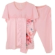 Bộ đồ ngủ Fenteng 2019 xuân hè mới cho nữ quần ngắn tay cotton mỏng modal cotton XL dịch vụ tại nhà phù hợp với áo hai dây - Bộ Pajama