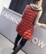 Xuân 2018 mới tay áo bảy điểm đan áo len cotton ấm áp dành cho nữ áo phao parka nữ Bông