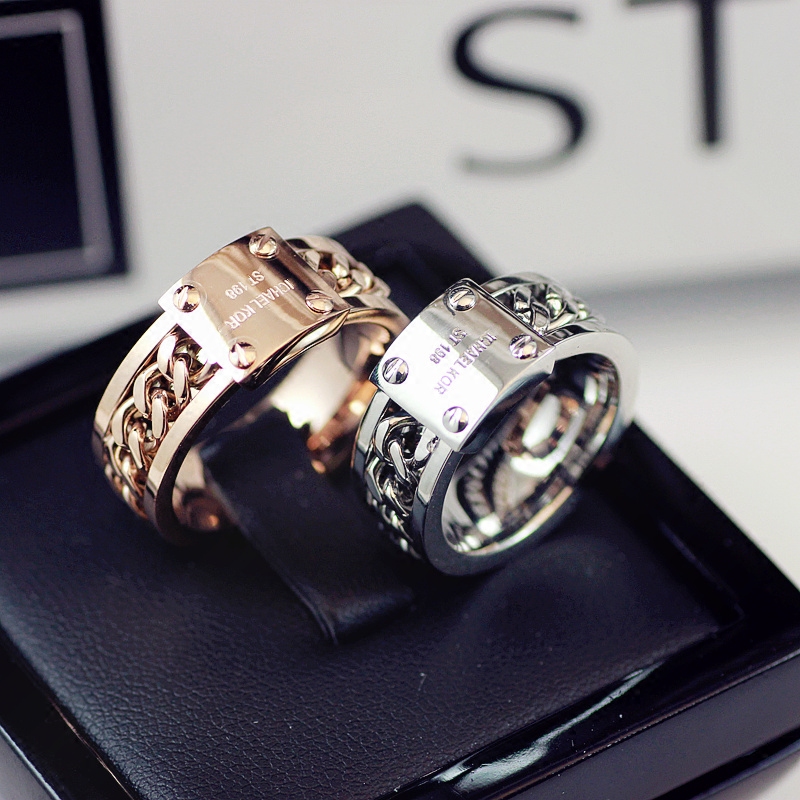 Bague mixte OTHER   en Acier au titane - Ref 3087045 Image 1