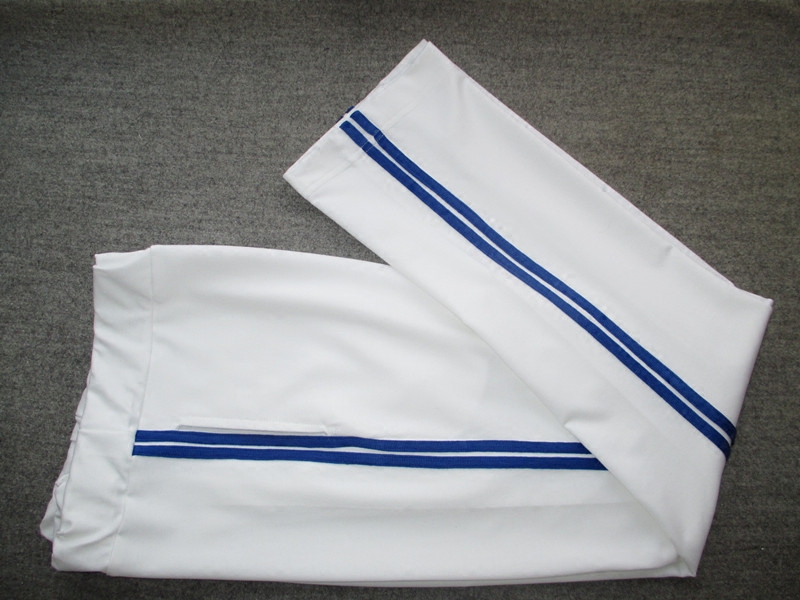 New Spring and Summer White Double-Striped Children's Long Pants Casual Pants Boys and Girls Sports Pants Student School Pants