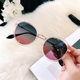Kính lái phân cực màu xanh lá cây nữ nhỏ mặt tròn thời trang Hàn Quốc phiên bản 2018 mới kính râm đường phố chụp kính bãi biển gọng kính tròn Kính râm