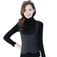 Áo vest nữ ngắn phần thon gọn xuống áo khoác vest mùa đông ấm áp bên trong quai đeo phụ nữ mặc áo vest shop quần áo nữ gần đây Áo vest