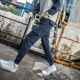 LMTNZD mùa đông ban đầu quần thể thao cotton hoang dã Mỹ thường xuyên quần yếm quần lửng nam quần jogger nam Quần làm việc