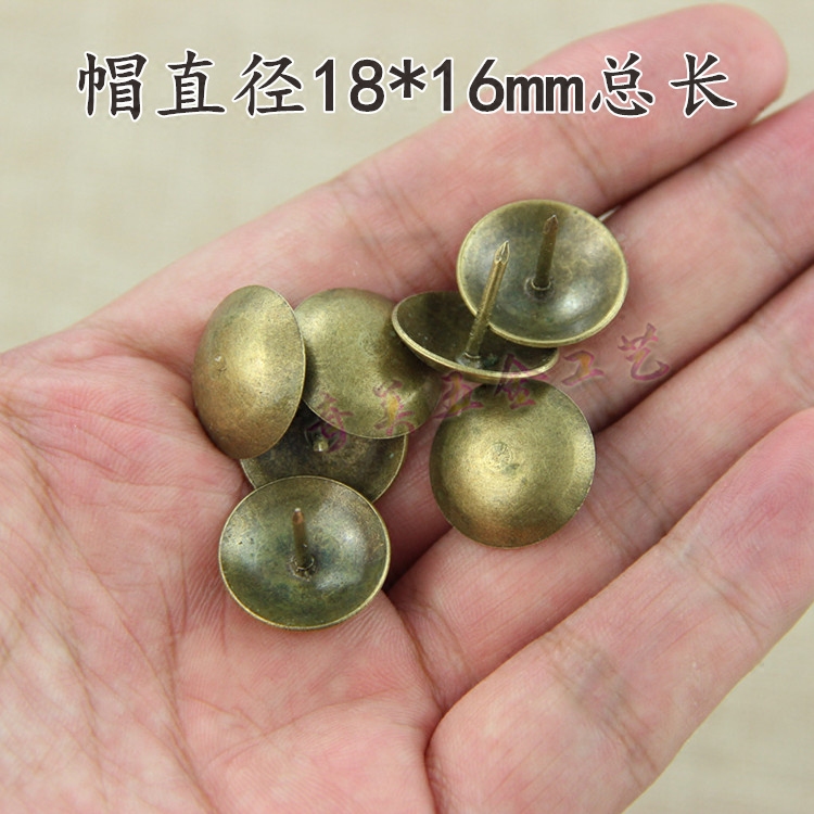 18*16mm glossy small bubble nails iron thumbtacks furniture soft bag decorative bubble nails antique sofa nails door nails