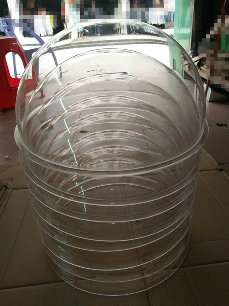 New transparent acrylic hemisphere plexiglass cover display cover decorative ball hanging ball of various sizes hemisphere