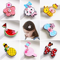 Trẻ em phụ kiện tóc bé gái hoạt hình ba chiều mùa xuân clip công chúa dễ thương bé kẹp tóc kẹp tóc cô gái bên clip trâm cài cổ trang