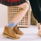 Vớ nữ mùa đông dày ống vớ mùa thu và mùa đông vớ cotton Phụ nữ cotton dày mùa đông cộng với vớ nhung ấm áp