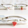 [Giai điệu tuổi trẻ] Vòng tay gốm nhỏ dễ thương của Nhật Bản và Hàn Quốc sáng tạo trang sức thời trang 888 thạch anh tóc vàng