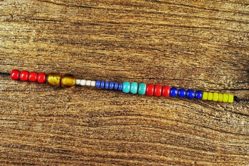 Old glaze bead beads with beads rosary hand string silver ornaments glazed beads