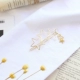 Mặt dây chuyền rỗng Starpin Kẹp tóc vàng Net Red Girl Elegant Side Clip rhinestone Flower Top Clip Mùa xuân Clip Phụ kiện tóc kẹp càng cua 3 răng Phụ kiện tóc