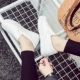 Giày lười một chân giày nữ mùa xuân 2018 mới Giày Lok Fu giày vải hoang dã nữ sinh viên Hàn Quốc giày thường
