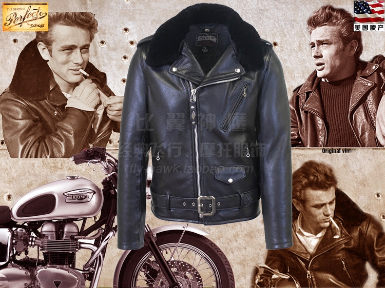 Perfecto 90th Anniversary Limited Edition Pebble Texture Calfskin Cable-stayed Biker Jacket PER90