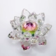 Crystal Lotus Điện thoại Di động Trang sức Kính Kính Trang trí Nội thất Xe Trang trí Nội thất Sinh nhật Quà tặng Phật giáo