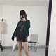 Áo dài châu Âu 2017 mùa thu mới của phụ nữ len cổ chữ V đan áo len ngắn áo len màu xanh lá cây - Cardigan áo cardigan nữ hàn quốc Cardigan