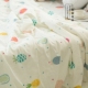 Có thể tùy chỉnh cotton hai lớp sợi mùa hè chăn đơn mảnh bốn mảnh mùa hè mỏng mùa hè mát mẻ đơn đôi 1,5 * 2 m chăn ga cao cấp Bộ đồ giường bốn mảnh