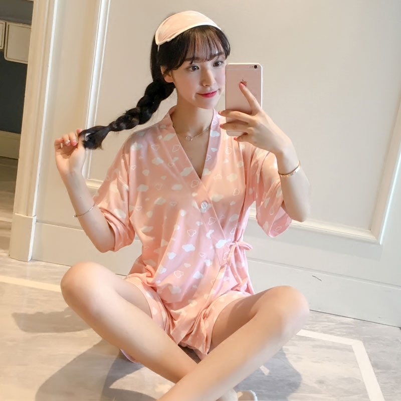 Pyjama pour femme      à manche courte - Ref 2987789 Image 4