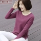18 quần áo mùa thu đông mới áo sơ mi nữ đáy quần áo dài tay cotton nữ trung niên mặc áo rộng kích thước lớn áo khoác mỏng cho phụ nữ trung niên Quần áo của mẹ