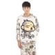 Mùa đông flannel đồ ngủ nam cộng với phân bón XL phim hoạt hình thanh niên lỏng lẻo san hô lông cừu nhà dịch vụ phù hợp