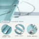 Cung điện chuông rỗng 99 vòng chân bạc nữ sinh nhật phiên bản tiếng Hàn đơn giản cá tính hoang dã nhỏ bạc tươi lắc chân chuông Vòng chân