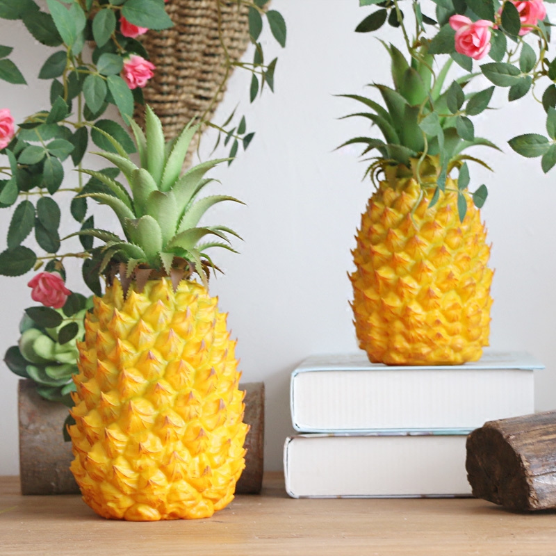 Find a spot emulated pineapple pineapple Pineapple Fake Fruit Family Home Decoration Pendulum Table Shop Window Tabletop Photography Props American