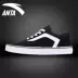 Anta giày nam giày vải chính thức 2019 xuân mới thời trang mới giày thể thao màu đen Plimsolls