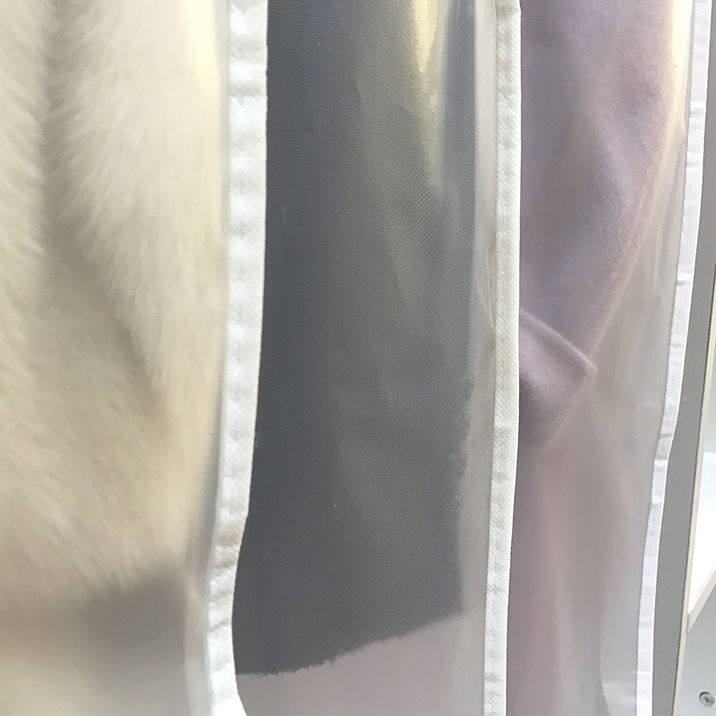 Fur washable clothes dust cover transparent thick storage bag suit