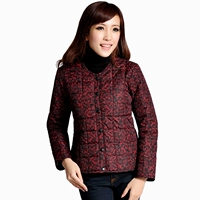 Đồ lót nữ mỏng và mỏng Slim mùa đông dài tay cỡ lớn mặc sữa mẹ trung niên dày áo khoác phụ nữ lớn tuổi