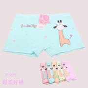 12-13 boyshort tiểu học 15-16 cô gái đồ lót cotton 6-8 trẻ lớn 10 cô gái bốn góc quần