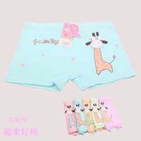 12-13 boyshort tiểu học 15-16 cô gái đồ lót cotton 6-8 trẻ lớn 10 cô gái bốn góc quần đồ lót nam jockey