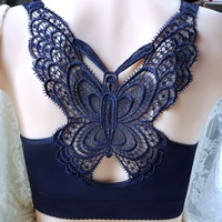 Khóa trước vẻ đẹp gợi cảm trở lại kích thước lớn mỏng d cup nữ đồ lót Không có vòng thép một mảnh liền mạch thu thập áo ngực chống chảy xệ áo lót nữ các loại