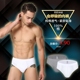 Quần lót nam trung niên cotton tóm tắt màu trắng rắn đơn giản gợi cảm thể thao thoáng khí quần cotton nam quần lót nam cao tuổi Nam giới