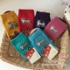 Quầy đặc biệt xác thực hơn so với mùa thu và mùa đông cotton không xương chải bông nam và nữ vớ trẻ em 8 tuổi và trên 20-22cm vớ trẻ em cotton thoáng khí Vớ