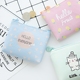 Hàn Quốc mới đơn giản Phiên bản tiếng Hàn của ví nữ mini coin túi nhỏ Ví nữ ngắn vải đồng xu túi da PU clutch nam Ví tiền