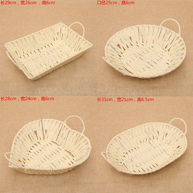 Emulated vegetable fruit basket Saucer Bread Cake Sweet furnishing containing basket wd-508267